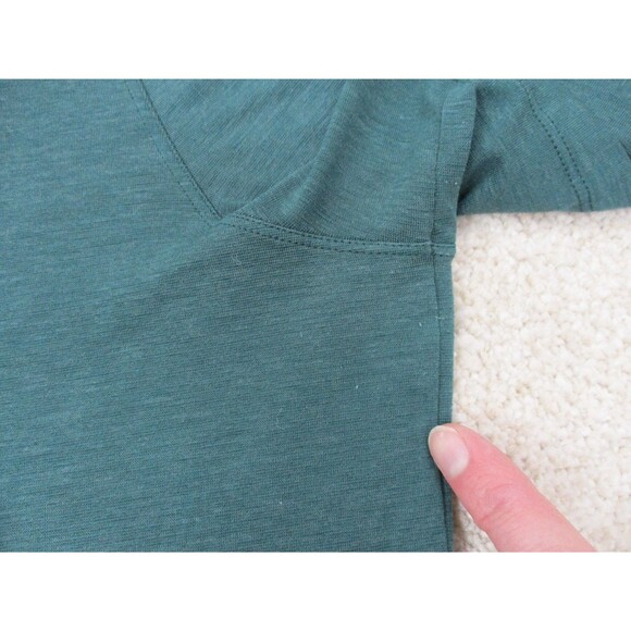 Lululemon Evolution Short Sleeve Polo Shirt Mens 2XL XXL Green Lightweight * - Picture 6 of 13